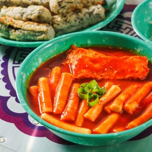 간편한 오리지널 떡볶이 보통맛 밀떡 캠핑 밀키트 국물 즉석