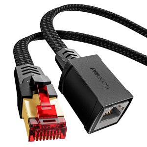 코드웨이 CAT8 인터넷선 랜선 연장 케이블 15m, 1개