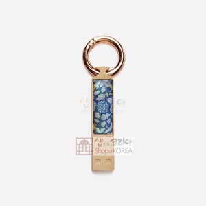 외국인선물 한국기념품 나전 자개 USB 32GB 열쇠고리 청화백자운학문