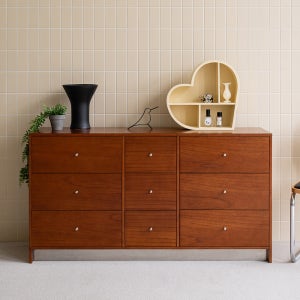 매스티지데코 시오 9칸 와이드 서랍장 3단 수납장 1400