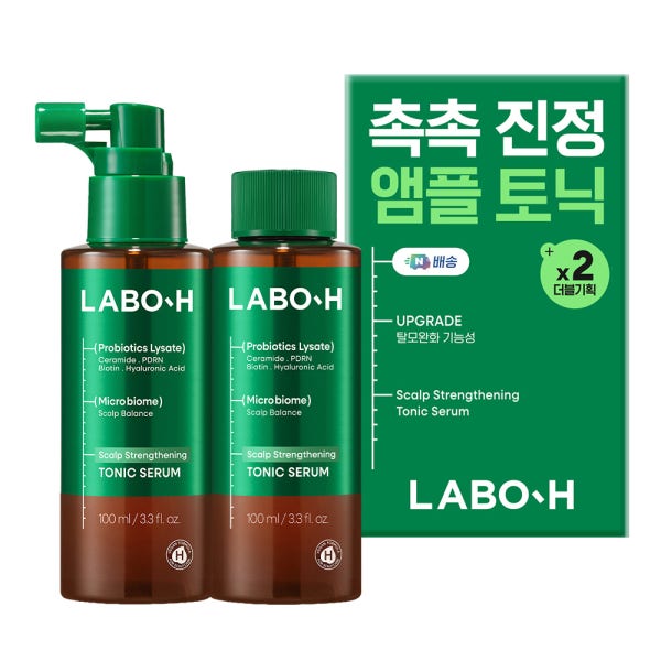 라보에이치 두피강화클리닉 앰플 토닉 100ml+100ml리필