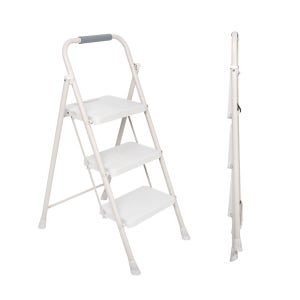 모빌리아 프리미엄 사다리 접이식 3단 이동식 가정용 발판 작업 계단 MB8012215-3