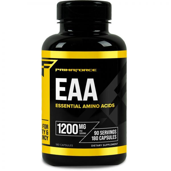 프리마포스 EAA 캡슐 1200mg, 180캡슐, 90제공량 - 필수 아미노산