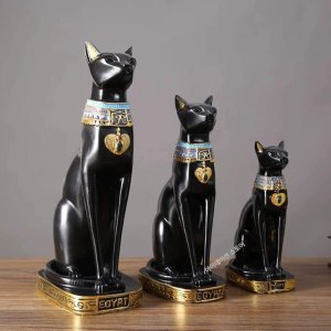 고대 이집트 스핑크스 여신 고양이 개업 선물 복고풍 인테리어 장식 소품