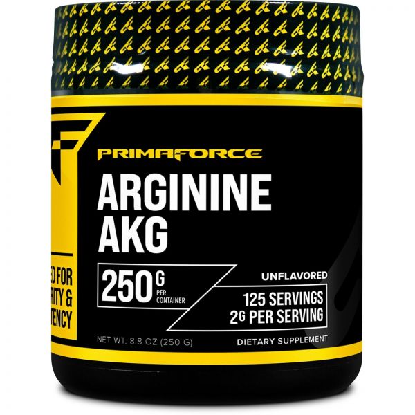 프리마포스 AAKG 아르기닌 분말, 250g(L-아르기닌 및 알파-케토글루타레이트)