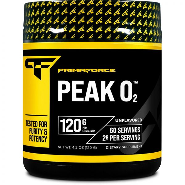 <b>프리마포스</b> 피크 O2 운동 보충제, 120 그램