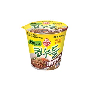 오뚜기 컵누들 매콤찜닭맛 컵 45.5G 12개 컵누들 소컵