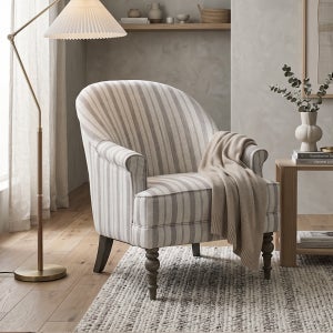 미라지가구 U4056-09 안락 편안한 암체어 1인 소파 독서 수유 서재