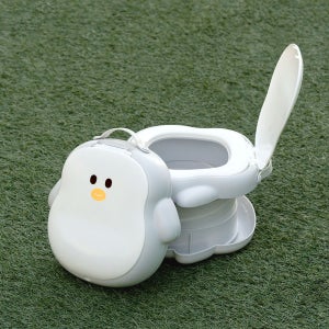 두리 펭귄 휴대용 아기변기 배변훈련 외출용 휴대용변기