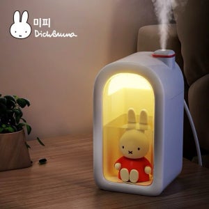 가정용 가습기 미피 토끼 캐릭터 무드등 회사용 차량용
