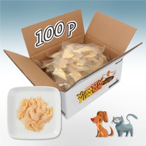 야미야미 고양이 강아지 촉촉한 통살 간식 순닭가슴살, 22g, 100개