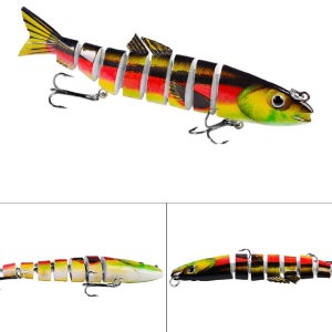 낚시 미끼 빅베이트 8관절 루어 관절베이트 미노우 21.5g color F