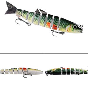 낚시 미끼 빅베이트 8관절 루어 관절베이트 미노우 21.5g color D