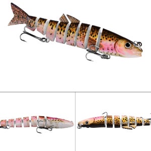 낚시 미끼 빅베이트 8관절 루어 관절베이트 미노우 21.5g color C