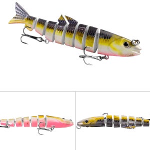 낚시 미끼 빅베이트 8관절 루어 관절베이트 미노우 21.5g color B