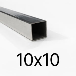 10x10 각파이프 스텐각관 STS304 사각파이프 스텐 레이저 절단 절곡 1.1/500