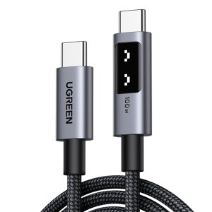 유그린 UNO 우노 시리즈 100W PD C타입 to C타입 고속충전케이블 블랙 L509
