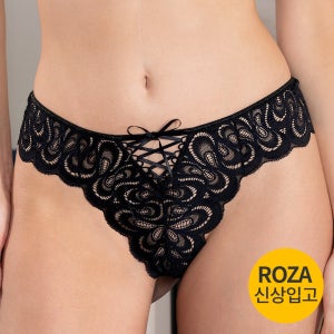 [로사] 테르메나 블랙 레이스 삼각티팬티