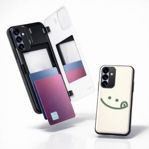 마그네틱 카드수납 미러 범퍼 케이스 꾸러기, 갤럭시S21 플러스