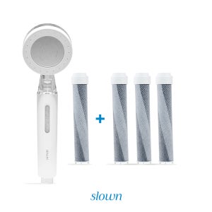 [1년 패키지] 슬로운 4중 올인원필터 미스트 필터샤워기 안개분사 저자극 온오프 Slown 아기샤워기