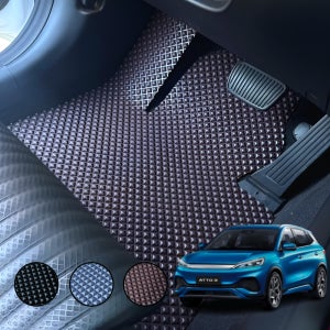BYD 아토3 발매트 에르블록 고무 카매트 방수 바닥 발판 1열 운전석+조수석 맞춤제작