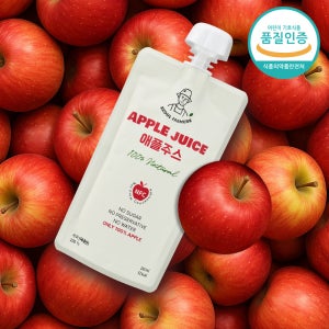 국산 사과주스 물 한 방울도 섞지 않은 100% NFC착즙 100ml x 20개입