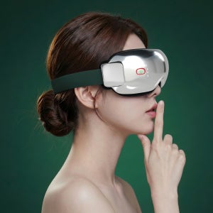 미오데칼코마니 힐링 눈 마사지기 온열 안마 공기압두드림진동 눈물샘기름삭제 눈피로회복 블루투스