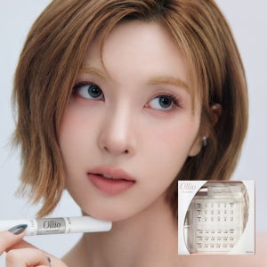 올리오 펄스카라 트위저 리무버 포함 마스카라형글루 샵속눈썹 연장 올인원키트 소프트브라운