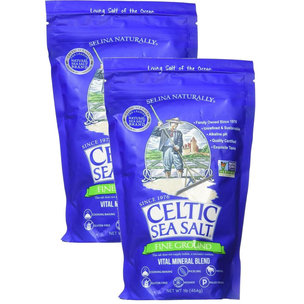 <b>Celtic Sea Salt</b> 셀틱 씨 솔트 바다 소금 454g 2팩