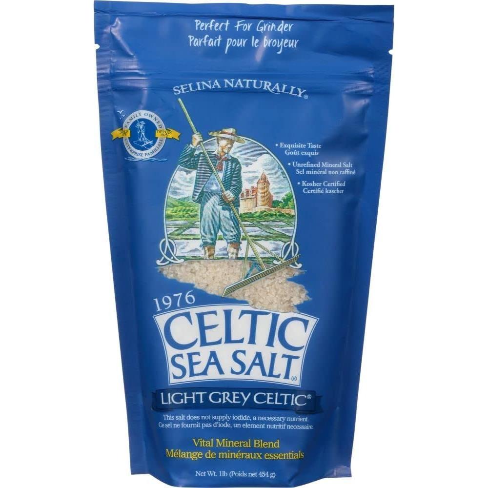 <b>Celtic Sea Salt</b> 셀틱 씨 솔트 바다 소금 라이트 그레이 454g 1팩