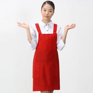 유니폼 YAX-7103 X형 벨크로 포켓 에이프런 앞치마 (남.여 공용)