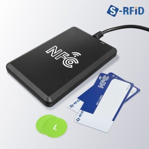 RFID NFC 리더기 USB 13.56MHz 카드 CR80 SDK 포함