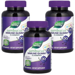 네이처스웨이 삼부커스 엘더베리 구미 키즈 60구미 3개