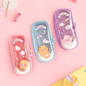 리틀카카오프렌즈 드리밍 투명 파우치 뷰티 에나멜 춘식이