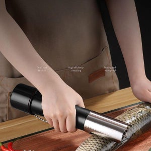 물고기 비늘제거기 전동 방수 무선 고효율 전기 Supreme 모델 플러그인 블랙