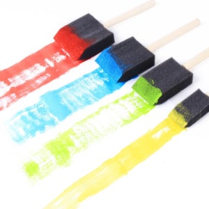 스펀지 폼 붓 브러쉬 스폰지