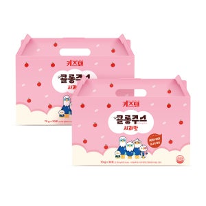 키즈텐 어린이 아기 건강 간식 과일 야채 약재 음료 콜롱 주스 사과, 70g, 60개