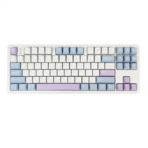 QSENN Q87 PBT 유무선 기계식 블루퍼플 (저소음 바다소금축)