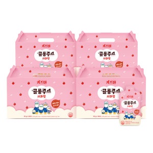 키즈텐 어린이 아기 건강 간식 과일 야채 약재 음료 콜롱 주스 사과, 70g, 120개
