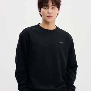 [디스커버리] 뉴 스몰로고 UV차단 맨투맨 (BLACK) DXMT21051