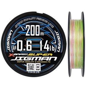 요쯔아미 슈퍼 지그맨 X8 합사 오색합사 0.6호, 200m