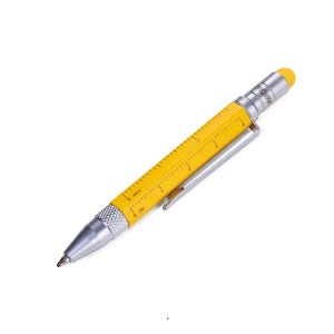 트로이카 멀티펜 미니볼펜 PIP25 7종 택1 옐로우컬러바디(블랙심), 1개