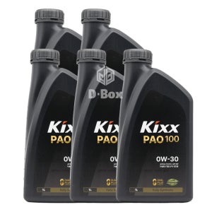 티볼리 1.6 디젤 엔진오일 킥스파오100 0W30 5L 합성엔진오일