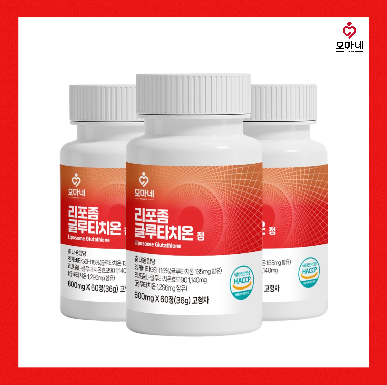 [2+1]모마네_리포좀 글루타치온 정 엥게비타 GSH 60정