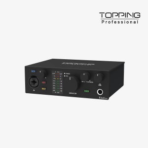 토핑 E1x2 OTG USB-C 오디오 인터페이스 마이크 프리앰프
