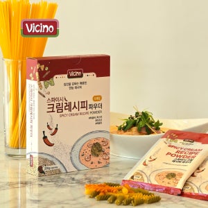 [비치노 투움바파스타 소스] 1인분X5개입 l 5분 완성 l 다양한 파스타요리 l 스파이시 크림레시피 파우더 l 1인분 40g 146kcal