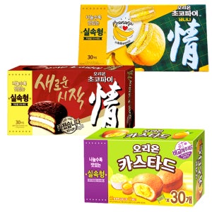 오리온 파이세트 B 30개입X3통