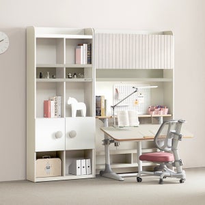 니스툴그로우 책상+전면장 SET 화이트