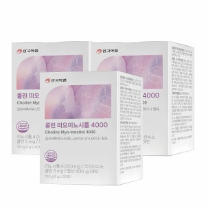 안국약품 콜린 미오이노시톨 4000 질유산균 30포, 3개