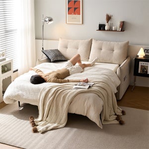 플래지어 린지홈 파스처 폴딩 매트리스 소파 베드 2인용